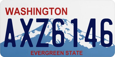 WA license plate AXZ6146