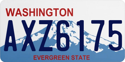 WA license plate AXZ6175