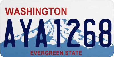 WA license plate AYA1268