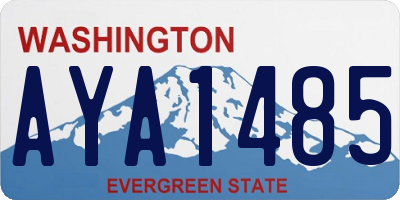 WA license plate AYA1485