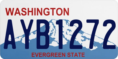 WA license plate AYB1272