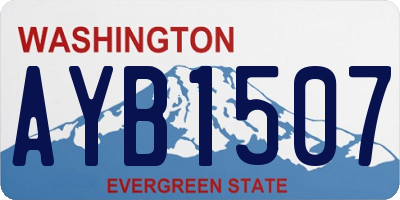 WA license plate AYB1507