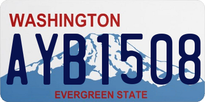 WA license plate AYB1508