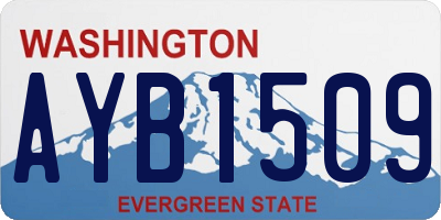 WA license plate AYB1509