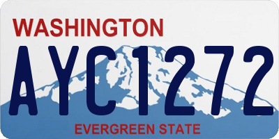 WA license plate AYC1272