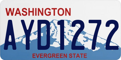 WA license plate AYD1272