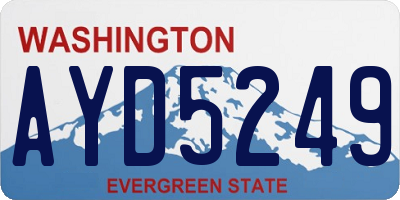 WA license plate AYD5249