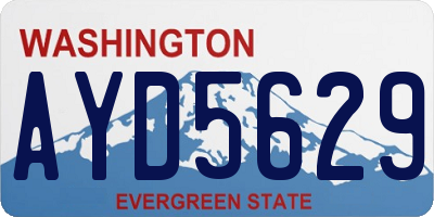 WA license plate AYD5629