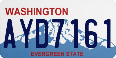 WA license plate AYD7161