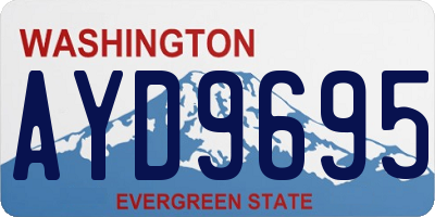 WA license plate AYD9695