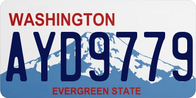 WA license plate AYD9779