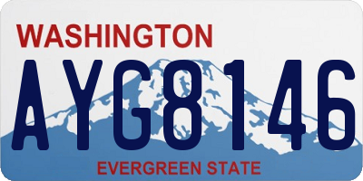 WA license plate AYG8146