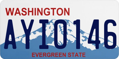 WA license plate AYI0146