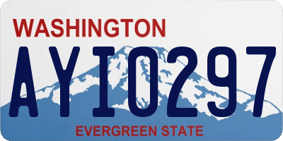 WA license plate AYI0297
