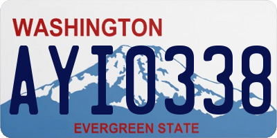 WA license plate AYI0338