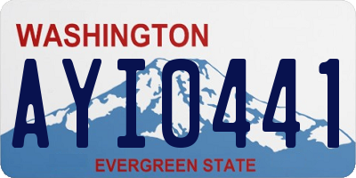 WA license plate AYI0441