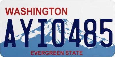 WA license plate AYI0485