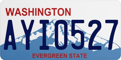 WA license plate AYI0527