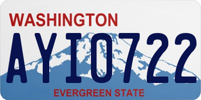 WA license plate AYI0722