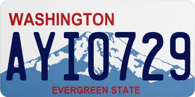 WA license plate AYI0729