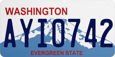 WA license plate AYI0742