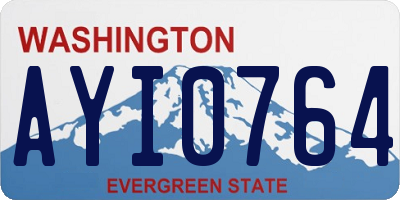 WA license plate AYI0764