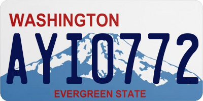 WA license plate AYI0772
