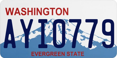 WA license plate AYI0779