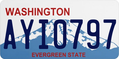 WA license plate AYI0797