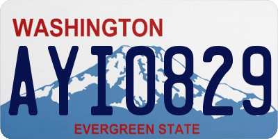 WA license plate AYI0829