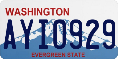 WA license plate AYI0929