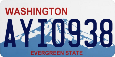 WA license plate AYI0938