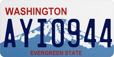 WA license plate AYI0944