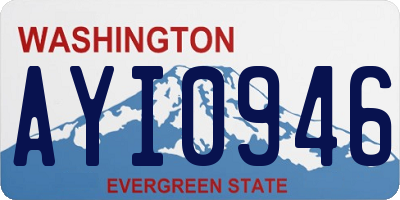WA license plate AYI0946