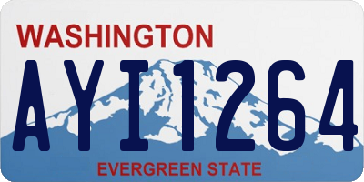 WA license plate AYI1264