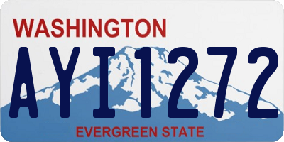 WA license plate AYI1272