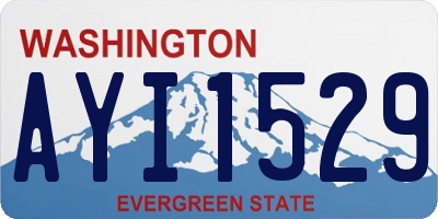 WA license plate AYI1529