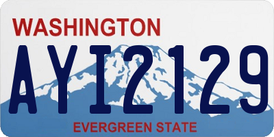 WA license plate AYI2129