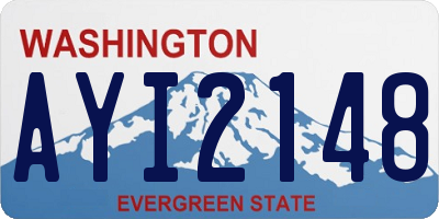 WA license plate AYI2148