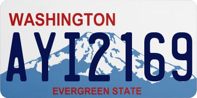 WA license plate AYI2169