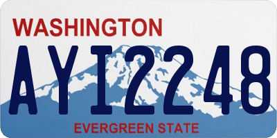 WA license plate AYI2248