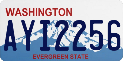 WA license plate AYI2256