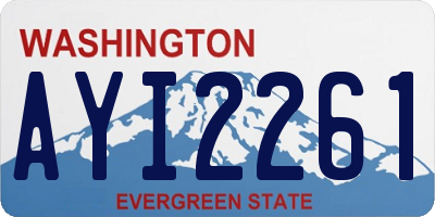 WA license plate AYI2261