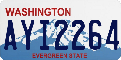 WA license plate AYI2264