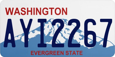 WA license plate AYI2267