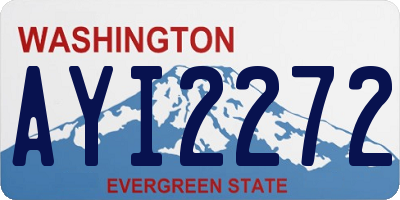 WA license plate AYI2272
