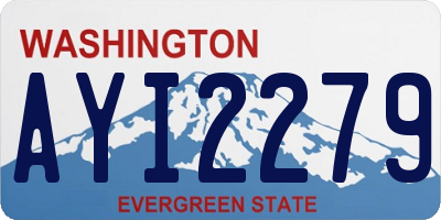 WA license plate AYI2279