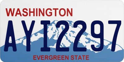 WA license plate AYI2297