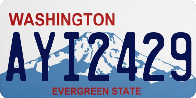 WA license plate AYI2429