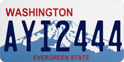 WA license plate AYI2444